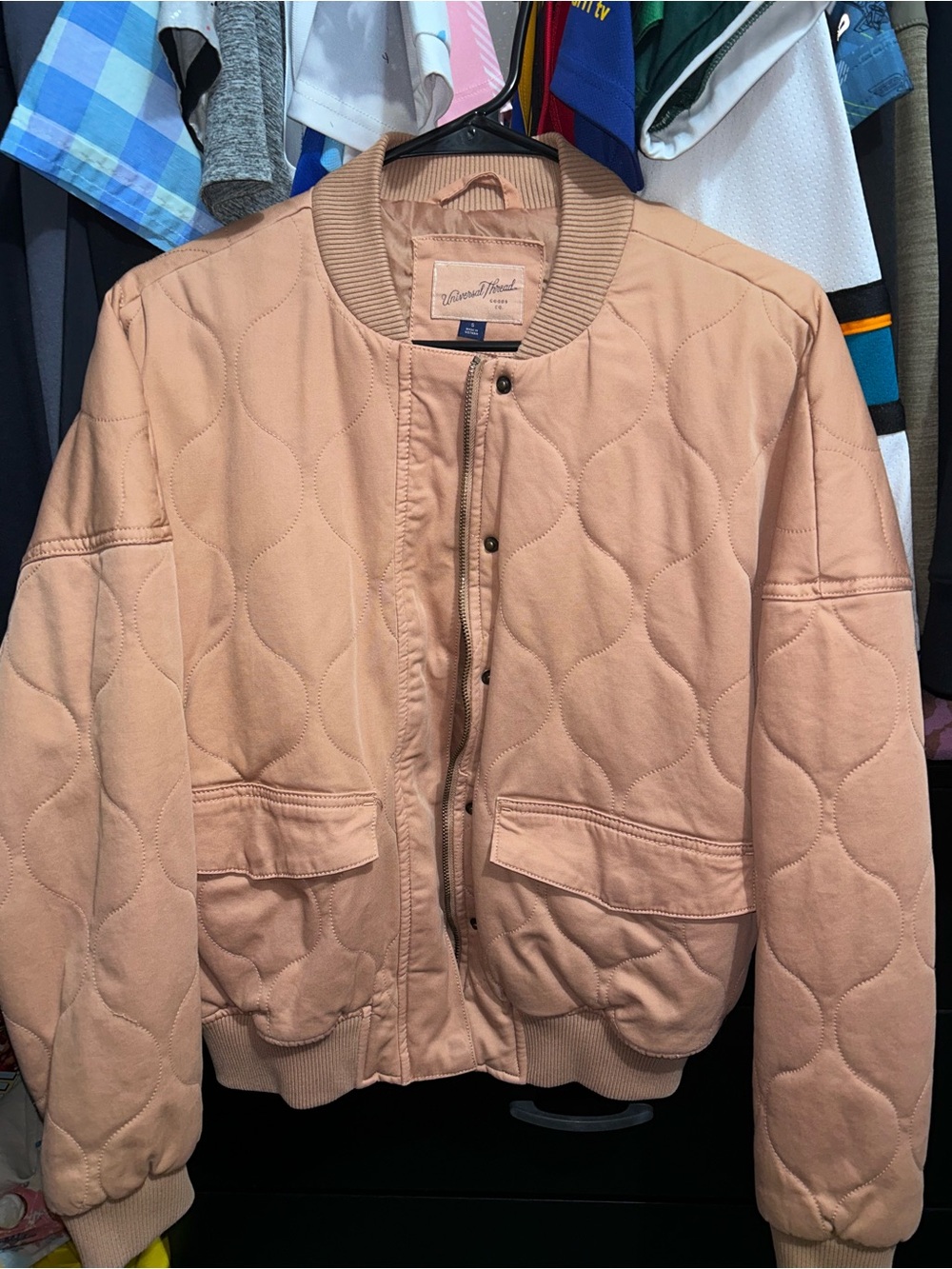 Universal Thread Quilted Bomber Jacket